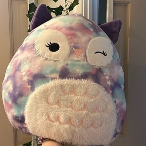 Squishmallow cute colorful towel plush named Selena comes with her tag